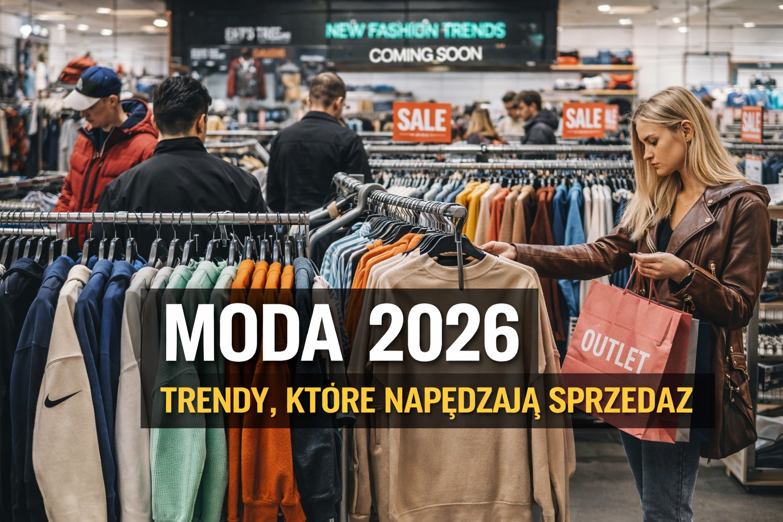 Jak rozwija się moda w 2026? Trendy, które napędzają sprzedaż w sklepach odzieżowych